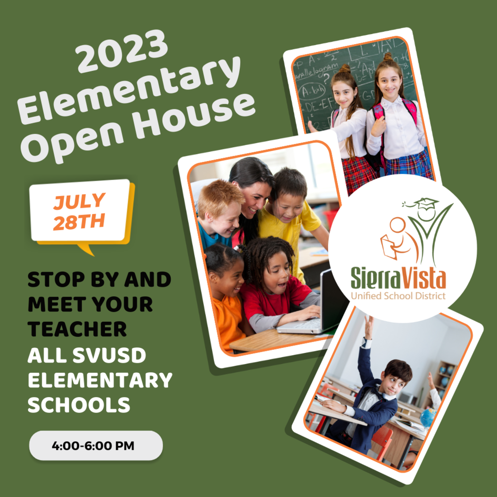 elementary Open House 7/28
