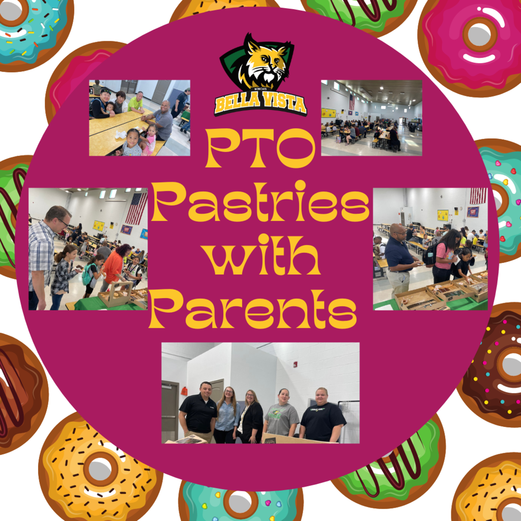 PTO Pastries with Parents Pictures